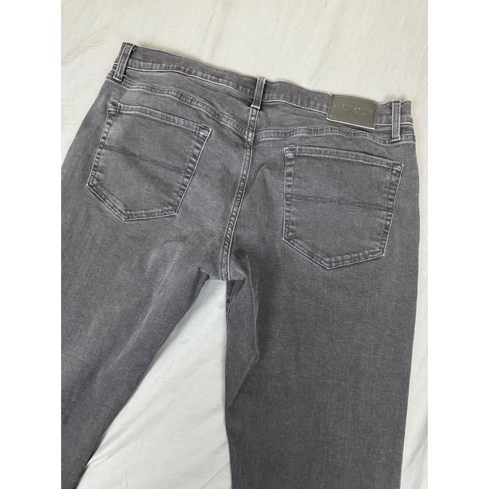 Lucky Brand 121 Slim Straight Jeans Mens 36x30 (37x29) Faded Black Stretch - Picture 9 of 16